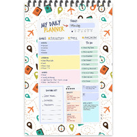 ESCAPER Travel Theme Daily Planner : Stay Organized and Inspired with A5-Sized (80 Days Plan) Planner - Perfect for Kids, Students & Creatives