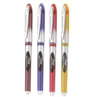 FLAIR Writometer Ball Pen | Stainless Steel Tip | Our Longest Writing Pens | Ensures Smoothness & Durability | Blue Ink, Pack of 4