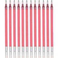 UNI-BALL UMR-7 0.7mm Gel Pen Refill | Usable for UM-100 | Red Ink, Pack of 12