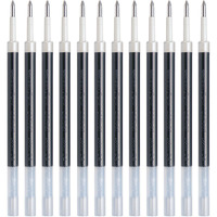 uni-ball UMR-87 0.7mm Gel Pen Refill | Usable for UMN-207 & UM-307 | Black Ink, Pack of 12