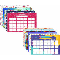 ESCAPER 12 in 1 Theme Monthly Planner Sheets - Pack of 12, A3-Sized Sheets for 12 Months of Productive Planning and Organizing
