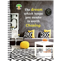Amblitz Spiral Notebook - A4-300 Pages - Single Line Ruled