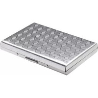Stealodeal Silver Metal Water-Resistant Stainless Steel Debit/Credit Business ATM 6 (Unisex) Card Holder (Set of 1, Silver)