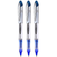 UNI-BALL Vision UB-200 0.8mm Roller Pen | Blue Ink, Pack of 3