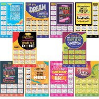 ESCAPER Motivational New Year Wall Calendar 2025 (45x30 cm) (Super Jumbo 10 Calendars Pack (WC 01 To 10))