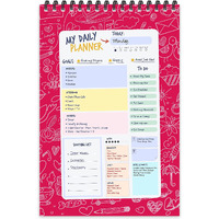 ESCAPER Love Theme Theme Daily Planner : Stay Organized and Inspired with A5-Sized (80 Days Plan) Planner - Perfect for Kids, Students & Creatives