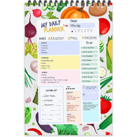 ESCAPER Vegetables Theme Daily Planner : Stay Organized and Inspired with A5-Sized (80 Days Plan) Planner - Perfect for Kids, Students & Creatives