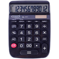 Bambalio 12 Digits BL-777 Electronic Calculator (Black) 3 Years Warranty.