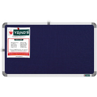 YAJNAS Premium Material 28x41 Centimeter Blue Color Notice Board/Pin-up Board/Soft Board/Bulletin Board/Pin-up Display Board for Home, Office & School (Blue, 28x41 Centimeter)