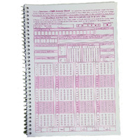 amblitz UPSC Combo Prelim 50 OMR Sheet of 100MCQ with Mains 200 Pages Blank Practice Answer Sheet