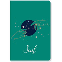 Zen Sangam Artists - A5 Creative Art Journal Diary - 150 GSM - Bullet (BUJO) - Dot Grid Smooth Surface - (100 Pages) - Size (21x14 cm) - Cartridge Natural Shade Sheets - (Soul)