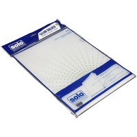 Solo A4 Clear Holder, Pack of 10 - Durable Extra Large Size Sheet Protectors Sleeves, Heavy-Duty Transparent Document Storage Organizer Suitable for Paper, Certificates, School & Offices (White)