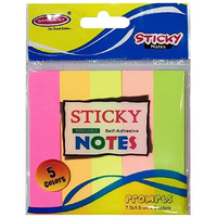 Bambalio SN-50 (Pack of 3) Sticky Note Pad, 3x1-inch