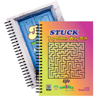 Amblitz 5 Subject Spiral Notebook - 200 Pages, Ruled (A5 Size, Pack of 2, 0418)