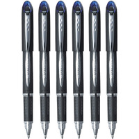 uni-ball Jetstream SX-210 Roller Ball Pen (Blue Ink, Pack of 6)