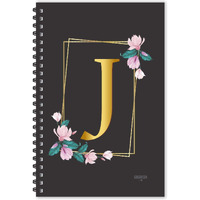 ESCAPER J Letter Notepad (A5 Size - Ruled), J Initial Notepad, J Alphabet Notepad, Diary Notepad, Diary for Boys, Diary for Girls, Diary for Kids, Diary for Office, Diary for Gift