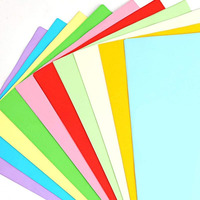Eclet A4 100 Coloured Sheets (10 Sheets each color) Copy Printing/Art and Craft Paper Double Sided Coloured Office Stationery Children's Day Gift, Birthday Gift, Party Favors,christmas decor etc