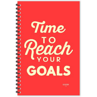 ESCAPER Reach Your Goals Ruled - A5 Size - 8.5 x 5.5 inches Designer Motivational Diary, Motivational Quotes Diary, Diary Notepad, Diary for Office, Diary for Gift