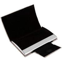 OFIXO Premium Metal (1173) Stylish Executive Credit/Debit/ATM/ID/Visiting Super Sleek, Sturdy || 6 Card Holder 9.5cm X 6.7cm X 1.3cm|| for Men's & Women's