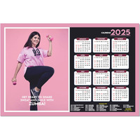 ESCAPER Zumba Wall Calendar 2025 hanging, Dance Wall Calendar 2025 (45 x 30 cm), Aerobics Wall Calendar 2025,New Year Calendar 2025, Dance Wall Decor Art, New Year Gift