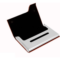 OFIXO Premium Metal (1188) Stylish Executive Credit/Debit/ATM/ID/Visiting Super Sleek, Sturdy || 6 Card Holder 9.5cm X 6.7cm X 1.3cm|| for Men's & Women's