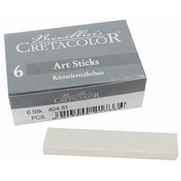CRETACOLOR Art Sticks (White Chalk Dry) (CH404 51)