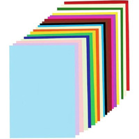 Eclet A4 100 Coloured Sheets (10 Sheets each color) Copy Printing/Art and Craft Paper Double Sided Coloured Office Stationery Children's Day Gift, Birthday Gift, Party Favors,christmas decor etc