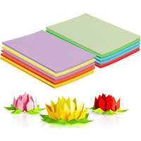 Eclet 100 pcs Color A4 Medium Size Sheets (10 Sheets Each Color) Art and Craft Paper Double Sided Colored set 52