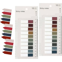 IMPRINT Sticky Tabs Page Markers | Morandi Vintage Colors | Sticky Note Tabs Colored Writable and Repositionable Book Flags Tabs Strip Index Tabs, Page Tabs | 5 Packs | 700 Flags |