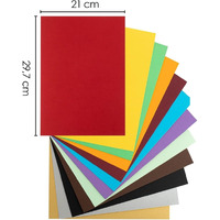 Eclet A4 100 Coloured Sheets (10 Sheets each color) Copy Printing/Art and Craft Paper Double Sided Coloured Office Stationery Children's Day Gift, Birthday Gift, Party Favors,christmas decor etc