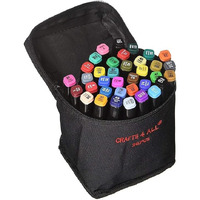 Crafts 4 ALL Fabric Markers Pens Permanent 12 Pack Dual Tip Minimal Bleed Rich Paint Color Pigment Fine Graffiti Fabric Pens, Child Safe & Non Toxic