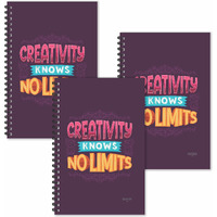 ESCAPER Stay Wild Motivational Diary (A5 Size - Ruled 160 Pages) (Creativity knows No Limit)