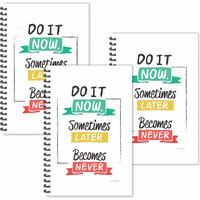 ESCAPER Stay Wild Motivational Diary (A5 Size - Ruled 160 Pages) (Do It Now)