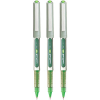 UNI-BALL Eye UB157 0.7mm Roller Ball Pen | Light Green Ink, Pack of 3
