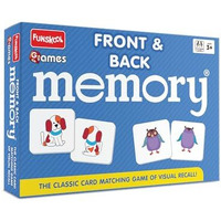 Funskool Board Games, Memory Front And Back, Educational Matching Picture Game For Children, Kids & Family, 1 - 4 Players, Ages 5 Years And Above