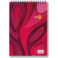 YOUVA Navneet My Notes Office Notebook Journal For Personal And Office Use | Top Wiro/Spiral Bound | Single Line | A5 Size - 14.8 Cm X 21 Cm | 160 Pages| Pack Of 3