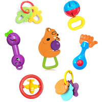 Little Innocents BPA-Free Non Toxic Colorful Rattles for Baby (New Baby Rattle Set)