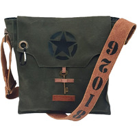 The House of tara Sturdy Cotton Canvas Messenger Bags for Men and Women | With two Magnetic Snap Buttons Flap Closure, Adjustable Body Strap & Multiutility Lobster Hook (Green)