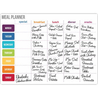 MFM TOYS Fridge Magnet Meal Planner Write-Erase A4 Size Planner Board! (Meal Planner (Weekly))