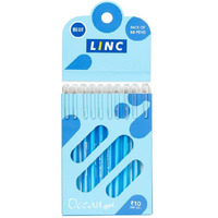 Linc Ocean 0.55mm Classic Gel Pen | Blue Ink, Pack of 30