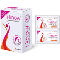 Combo Pack | i Know Ovulation Test Kit For Women Planning Pregnancy | 5 Strips & i Can One Step Pregnancy Test Kit | 2 Kits | Acurate Results within 5 mins