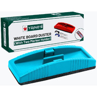 YAJNAS Non Magnetic White Board Duster | Whiteboard Eraser for Erasing White Board Marker or Chalk Board Writing- Assorted Colours, Ideal for Office, School, Home (Non Magnetic Duster, Pack of 1)