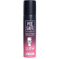 Pee Safe Toilet Seat Sanitizer Spray 75 Ml - Floral| Reduces The Risk Of UTI & Other Infections | Protects From 99.9% Germs & Travel Friendly | Anti Odour, Deodorizer