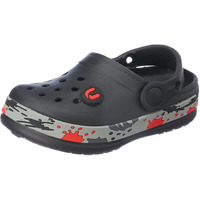 URJO by Neoz Unisex Casual Clogs/Sandals for Kids with Soft Sole | Waterproof & Lightweight | Comfortable & Durable | Stylish Adustable Back Strap Indoor & Outdoor Sandals/Clogs for Boys & Girls Nero