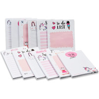 COI Collections to Do List Notepad, Blush Pinkl Tear-Off Pad, Memo Pad for Shopping Lists, Reminders, Appointments & Notes, Pack of 12