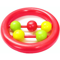 Little Innocents BPA-Free Non Toxic Toddler Baby Rattles red Round Rattle