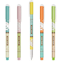 TOTEM Quote Ball Pens | 20 Blue Ink Pens | Gifts for Kids | Fragrance Ink | Emoji Themed Body Colours | 0.7 mm Tip | Pens for Writing | Ideal for Students | School & Office Uses