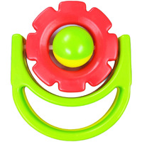 Little Innocents Plastic Bpa-Free Non Toxic Toddler Sound Making Crown Baby Rattle For Baby (Red)