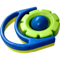 Little Innocents Plastic Bpa-Free Non Toxic Toddler Sound Making Crown Baby Rattle For Baby (Green)