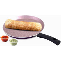 Wonderchef Valencia Non-Stick 28 Cm Dosa Tawa | Cool Touch Bakelite Handle | Pure Grade Aluminium| Pfoa Free| 1 Year Warranty | Purple